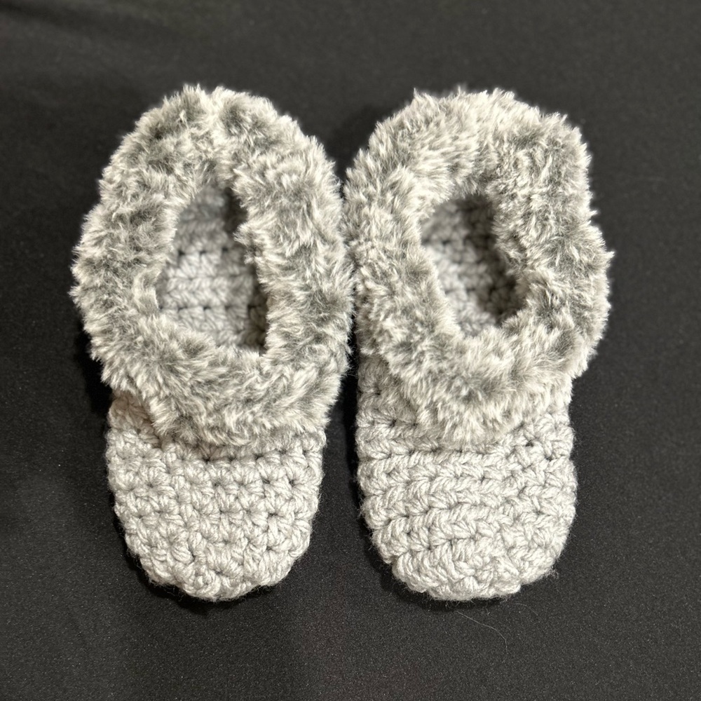 Hand crocheted, women’s small, fits size 5-7.  New.
